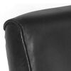 vidaXL Chaise cabriolet Noir 60x73x77 cm Cuir v&eacute;ritable