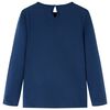 T-shirt enfants à manches longues bleu marine 92