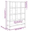 vidaXL Biblioth&egrave;que ch&ecirc;ne marron 102x30x141,5 cm bois d'ing&eacute;nierie