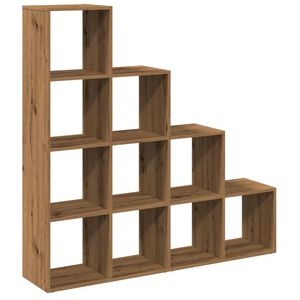 vidaXL &Eacute;tag&egrave;re s&eacute;paratrice de pi&egrave;ce &agrave; 4 niveaux ch&ecirc;ne artisanal