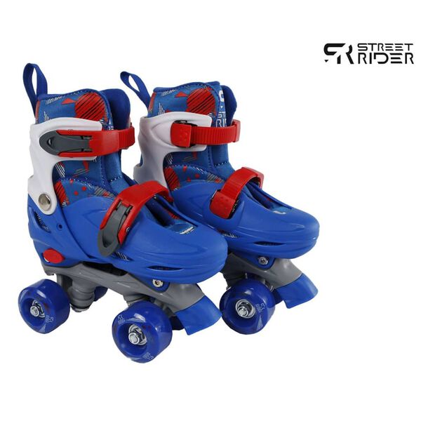 Street Rider Patins &agrave; roulettes r&eacute;glables Bleu 27-30