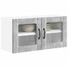 vidaXL Armoire de cuisine Gris b&eacute;ton 80 x 31 x 40 cm Bois d'ing&eacute;nierie