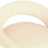 vidaXL Chaises pivotantes &agrave; manger lot de 2 Cr&egrave;me Velours