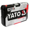 YATO Kit de cl&eacute;s &agrave; cliquet 12 pi&egrave;ces YT-38671