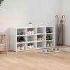 vidaXL Cabinet &agrave; chaussures Blanc 103 x 30 x 51 cm Bois d'ing&eacute;nierie