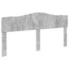 vidaXL Lit de Rangement Gris b&eacute;ton 200 x 200 cm Bois d'ing&eacute;nierie