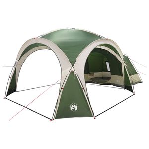 vidaXL Tente lat&eacute;rale Vert 643 x 408 x 260 cm Polyester et Acier