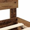 vidaXL Cadre de lit Bois ancien 120 x 190 cm Bois d'ing&eacute;nierie