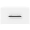 vidaXL Table de chevet murale blanc 35x35x20 cm