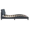 vidaXL Cadre de lit sans matelas gris fonc&eacute; 180x200 cm velours
