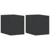 vidaXL Appliques murales ext&eacute;rieur 2 pcs aluminium moul&eacute; sous pression