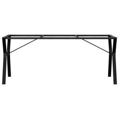 vidaXL Pieds de table à manger cadre en Y 180x80x73 cm fonte