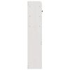 vidaXL T&ecirc;te de lit avec rangement blanc 140 cm bois massif de pin