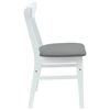 vidaXL Chaises de salle &agrave; manger 2 pcs Blanc 42 x 47.5 x 81 cm