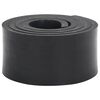 vidaXL Bordure en caoutchouc de chasse-neige noir 150x10x1 cm