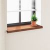 vidaXL Appui de fen&ecirc;tre Bois Brun 100 x 30 x 4,5 cm PVC