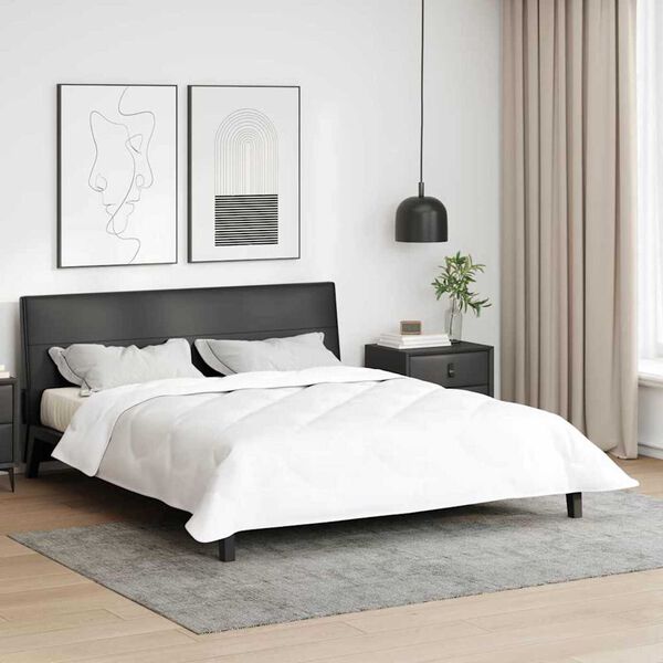 vidaXL Duvet d'hiver Blanc 240 x 222 x 5 cm Polyester
