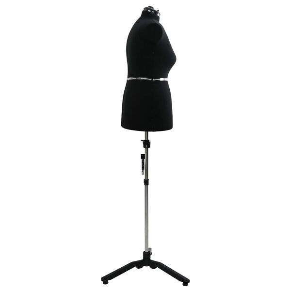 vidaXL Forme de Robe Ajustable F&eacute;minine Noir l Velours