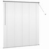 vidaXL Store de Fen&ecirc;tre avec des rideaux Gris fonc&eacute; Aluminium