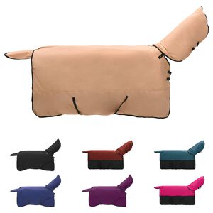 vidaXL Couverture &Eacute;quine Cappuccino 155 cm Polyester