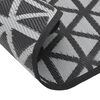 vidaXL Tapis d'ext&eacute;rieur ARAKIL noir &Oslash;200 cm PP