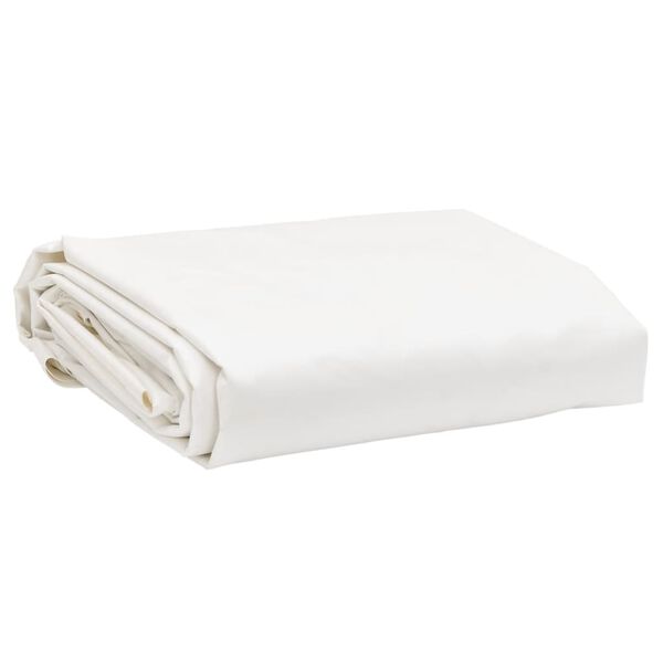 vidaXL B&acirc;che blanc &Oslash; 2,8 m 650 g/m&sup2;