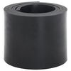 vidaXL Bordure en caoutchouc de chasse-neige noir 200x15x1 cm