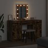vidaXL Table de Toilette Marron 50 x 41 x 135 cm Bois d'ing&eacute;nierie