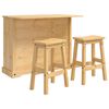 vidaXL Rangement de cuisine 2 pc Cire de Miel 112 x 77 x 90 cm