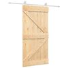 vidaXL Porte coulissante 100 x 210 cm Bois de pin massif