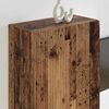 vidaXL Meuble TV mural Bois Ancien 59,5 x 31 x 80 cm Bois d'ing&eacute;nierie