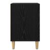 vidaXL Meuble TV Ch&ecirc;ne noir 100 x 35 x 55 cm Bois d'ing&eacute;nierie