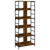 vidaXL Biblioth&egrave;que ch&ecirc;ne fum&eacute; 78,5x33x188,5 cm bois d'ing&eacute;nierie
