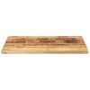 vidaXL Dessus de table rectangulaire bois massif de manguier brut
