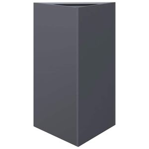 vidaXL Jardini&egrave;re anthracite triangulaire 50x43x75 cm acier