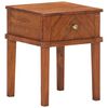 vidaXL Table de chevet 40x40x50 cm Bois d'acacia massif