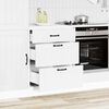 vidaXL Armoire de cuisine Lucca blanc bois d'ing&eacute;nierie
