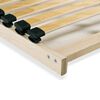 vidaXL Sommier &agrave; lattes sans matelas avec 28 lattes 7 zones 120x200 cm
