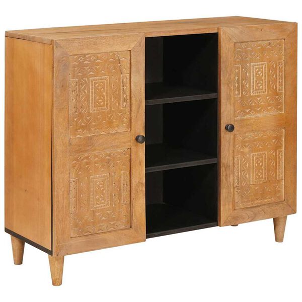 vidaXL Buffet Marron clair 33,5 x 90 x 75 cm