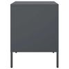 vidaXL Tables de chevet 2 pcs anthracite 36x39x50,5 cm acier