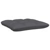 vidaXL Salon de jardin 9 pcs avec coussins bois de pin massif