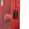 vidaXL Cloison de s&eacute;paration pliable 228 x 170 cm Rouge rose
