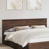 vidaXL T&ecirc;te de lit Ch&ecirc;ne brun 200 cm Bois d'ing&eacute;nierie