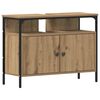 vidaXL Ensemble de mobilier de salle de bain 4 pcs Ch&ecirc;ne artisanal