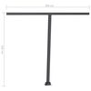 vidaXL Auvent manuel r&eacute;tractable sur pied 350x250 cm Anthracite