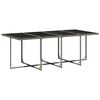 vidaXL Ensemble &agrave; manger de jardin coussins 13 pcs gris r&eacute;sine tress&eacute;e