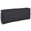 vidaXL Ensemble de Canap&eacute;s Noir 240 x 92 x 69 cm Bois d'Acacia Massif