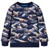 Sweatshirt pour enfants bleu marine 92
