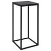 vidaXL Tables d'appoint 2 pcs Noir Acier