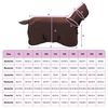 vidaXL Couverture &Eacute;quine Brun Fonc&eacute; Complet Polyester